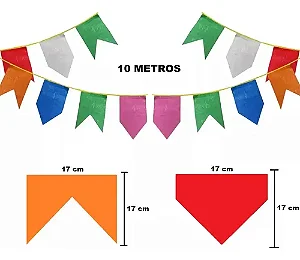 Bandeirinha Junina Papel 10m - Real Seda