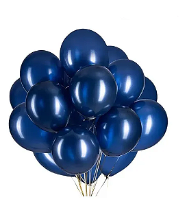 BALAO AZUL MEIA NOITE ALUMINIO - HAPPY DAY