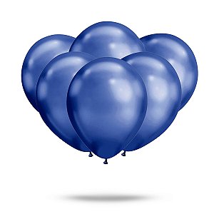 BALAO AZUL MEIA NOITE ALUMINIO  - HAPPY DAY