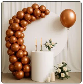 BALAO BRONZE ALUMINIO - HAPPY DAY