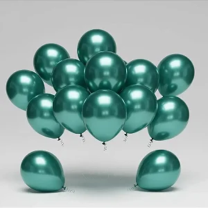 BALAO VERDE OCEANO ALUMINIO - HAPPY DAY