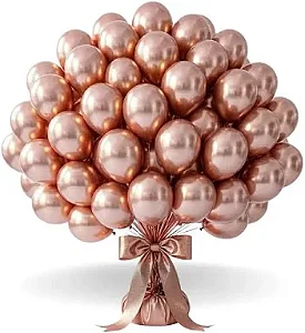BALAO ROSE GOLD ALUMINIO - HAPPY DAY