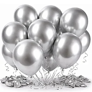BALAO NATURAL PRATA ALUMINIO - HAPPY DAY