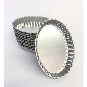 Forminha Crespa Oval 13x9cm Com 12 - Caparroz