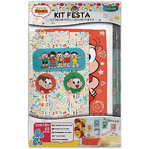 Kit Festa Turma Mônica New com 62 itens - Festcolor
