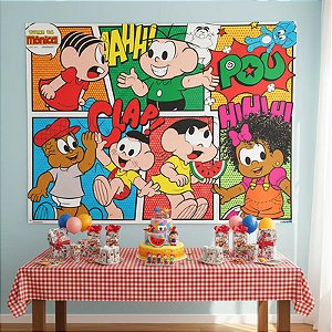 Painel TNT Cenário Turma Mônica New - Festcolor