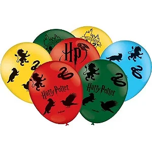 Balão 9 dec Harry Potter c/25 - Festcolor