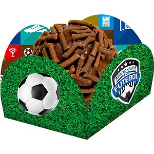 Porta forminha Apaixonados por Futebol c/40 - Festcolor