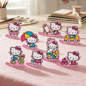 Decoracao Mesa Hello Kitty c/8 - Festcolor