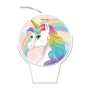 Vela Plana Unicornio New - Festcolor