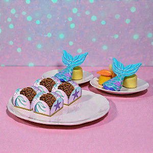 Porta Forminha Sereia com 40 - Festcolor