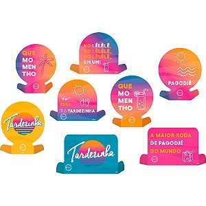 Decoração Mesa Tardezinha Verão C/8 - Festcolor
