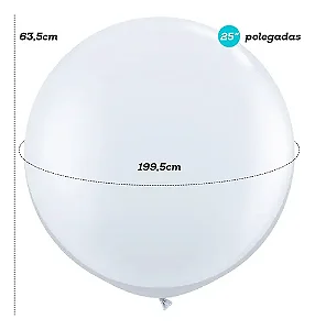BALAO FATBALL BRANCO 250 - PIC PIC
