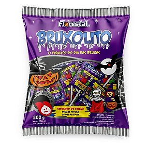 PIRULITO BRUXOLITO TATUAGEM DE LÍNGUA 500G HALLOWEEN