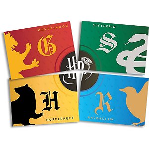 Painel 4 Laminas Harry Potter New - Festcolor