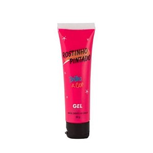 GEL CABELO CORPO GLITTER FLUOR 30G PINK
