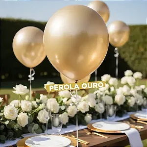 BALAO 9 PEROLA OURO C/25 - PIC PIC