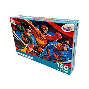 QUEBRA CABECA 160PC SUPER HEROIS