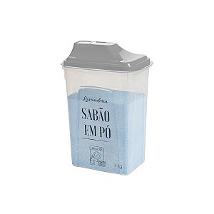 PORTA SABAO PO ACQUA LINE CINZA 1,75L