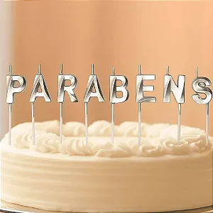 VELA DESIGN PARABENS C/8 PRATA