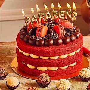 VELA DESIGN PARABENS C/8 DOURADO