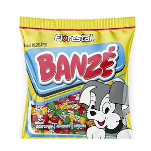BALA MASTIGAVEL BANZE 500G SORTIDA - Florestal