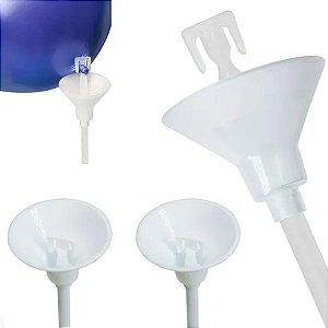 KIT SUPORTE BALAO CLIQUE 33CM C/10 BRANCO