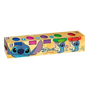 KIT MASSINHA DISNEY STITCH C/5