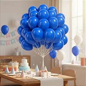 BALAO 9 LISO AZUL ROYAL C/50