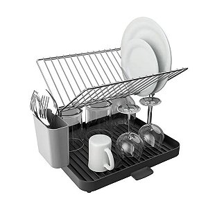 ESCORREDOR LOUCAS INOX C/BANDEJA