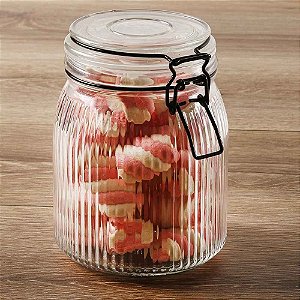 POTE RIVIERA HERMETICO CANELADO 1L - ALLMIX