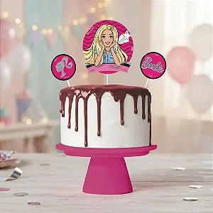 Topo Bolo Barbie - FESTCOLOR