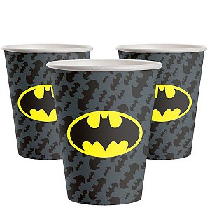 COPO PAPEL 200ML BATMAN GEEK