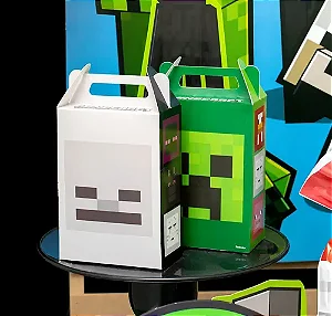 CAIXA SURPRESA MINECRAFT C/8 -Festcolor