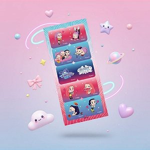 ADESIVO QUADRADO GUERREIRAS DO K-POP C/30