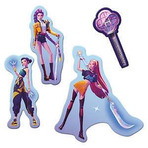 MINI PERSONAGENS GUERREIRAS DO K-POP C/8