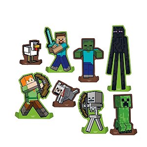 DECORACAO MESA MINECRAFT