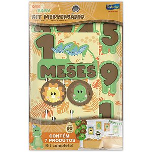 Kit Mesversario Dino Baby