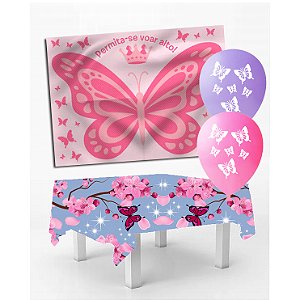 Painel TNT Borboleta