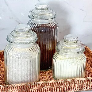 POTE HERMETICO CANELADO COSY 600ML