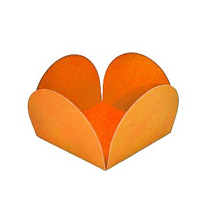 MINI PORTA FORMINHA PETALAS LARANJA C/50