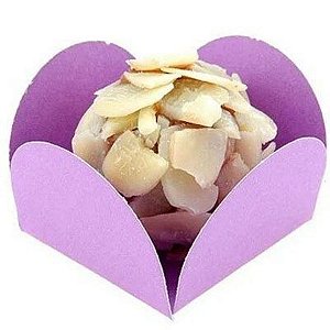 MINI PORTA FORMINHA PETALAS LILAS C/50