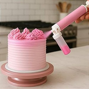 BORRIFADOR BOLO ROSA BEBE