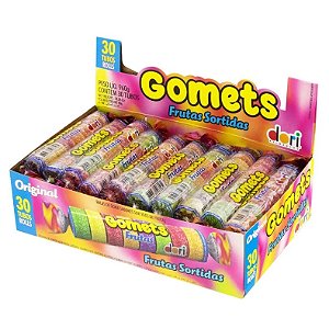 BALA GOMA GOMETS TUBO C/30 FRUTAS - DORI