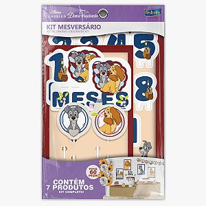 KIT MESVERSARIO A DAMA E O VAGABUNDAC/60