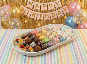 BANDEJA OVAL POP 22X13CM BRANCA - PRODUFEST