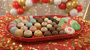 BANDEJA OVAL POP 22X13CM VERMELHA - PRODUFEST