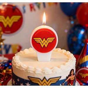 VELA PLANA MULHER MARAVILHA