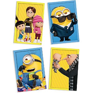 Quadro Decorativo Malvado Favorito 4 Com 4 - Festcolor