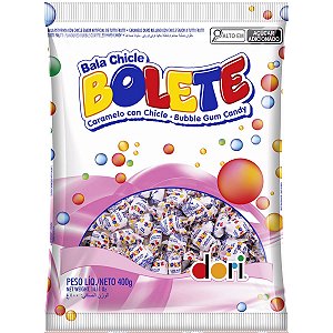 BALA CHICLETE BOLETE 400G TUTTI FRUTTI